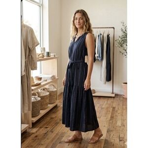 ACE & JIG Julien Dress Anemone Textile S/P NWT Reversible Maxi Turnaround Cotton
